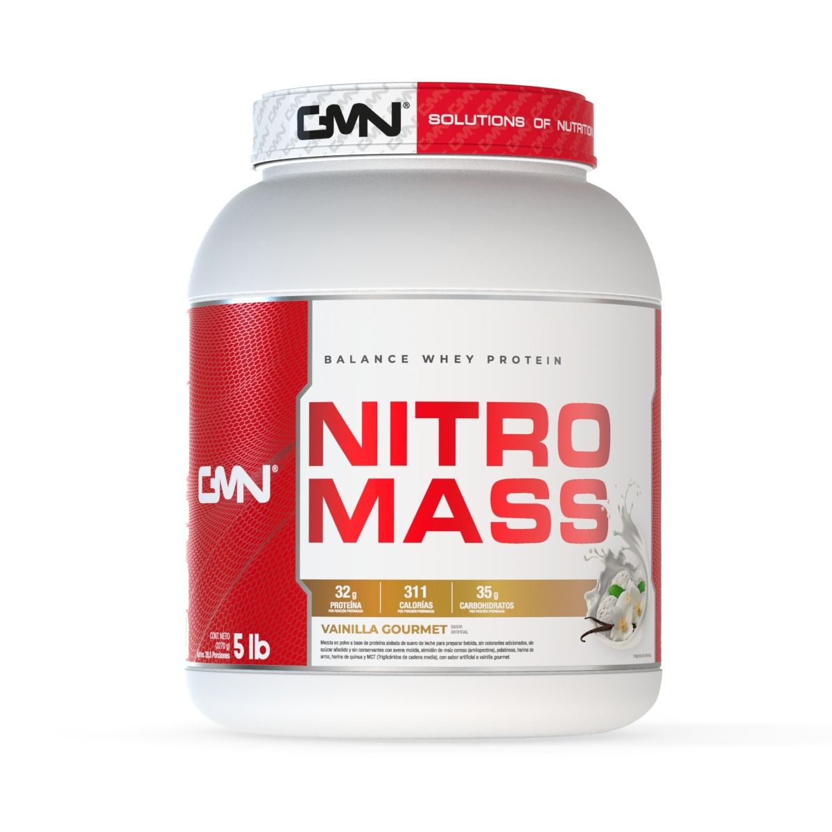 GMN - Nitro Mass Whey Protein 5 libras GMN
