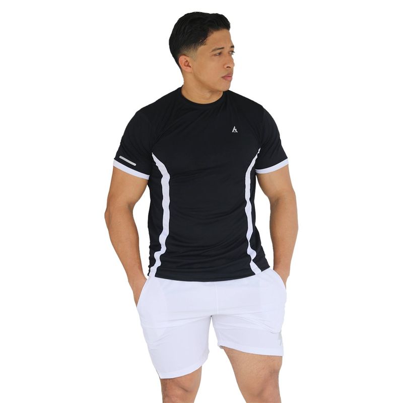 ALMA FIT - Conjunto Deportivo Camiseta y Pantaloneta Basic Alma Fit.