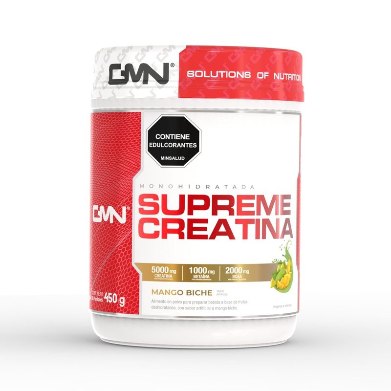 GMN - Supreme Creatina Monohidratada 5gr 450gr gmn - Sabor Bango Biche