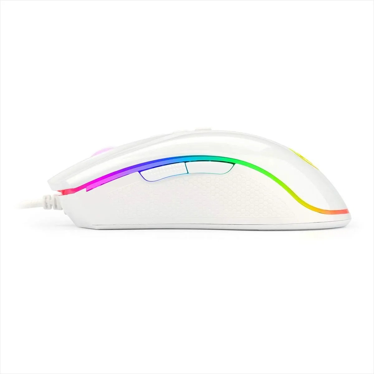 REDRAGON - Mouse Gamer Redragon M711 Cobra Chroma, 10000dpi / 9 Botones Blanco