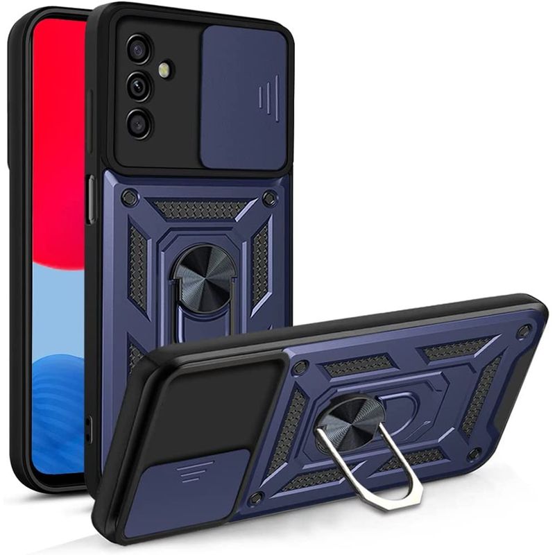 GENERICO - Funda Estuche Case Slider Compatible Con Samsung A15 Azul