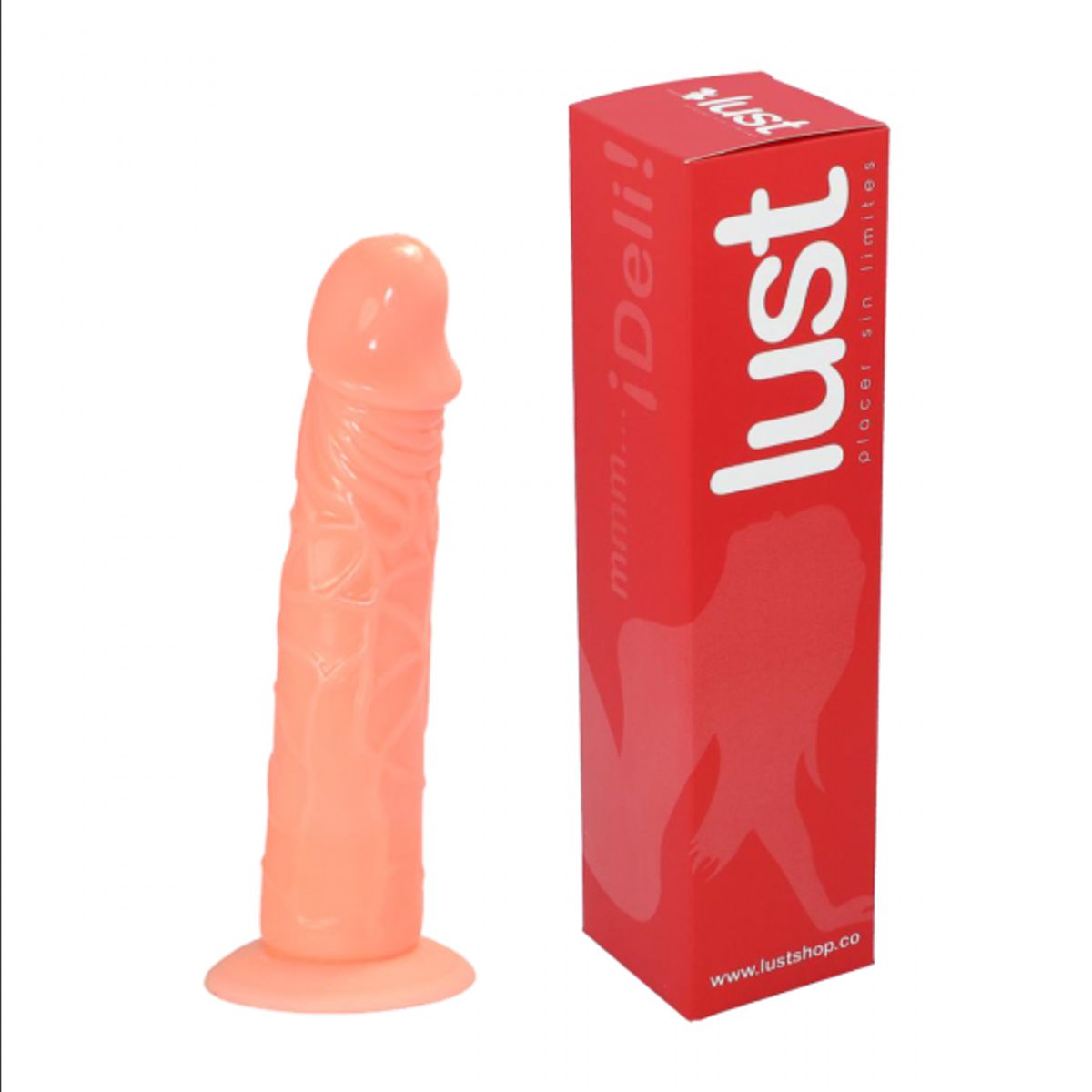 LUST - Consolador Realista Con  Base De Succión Piel