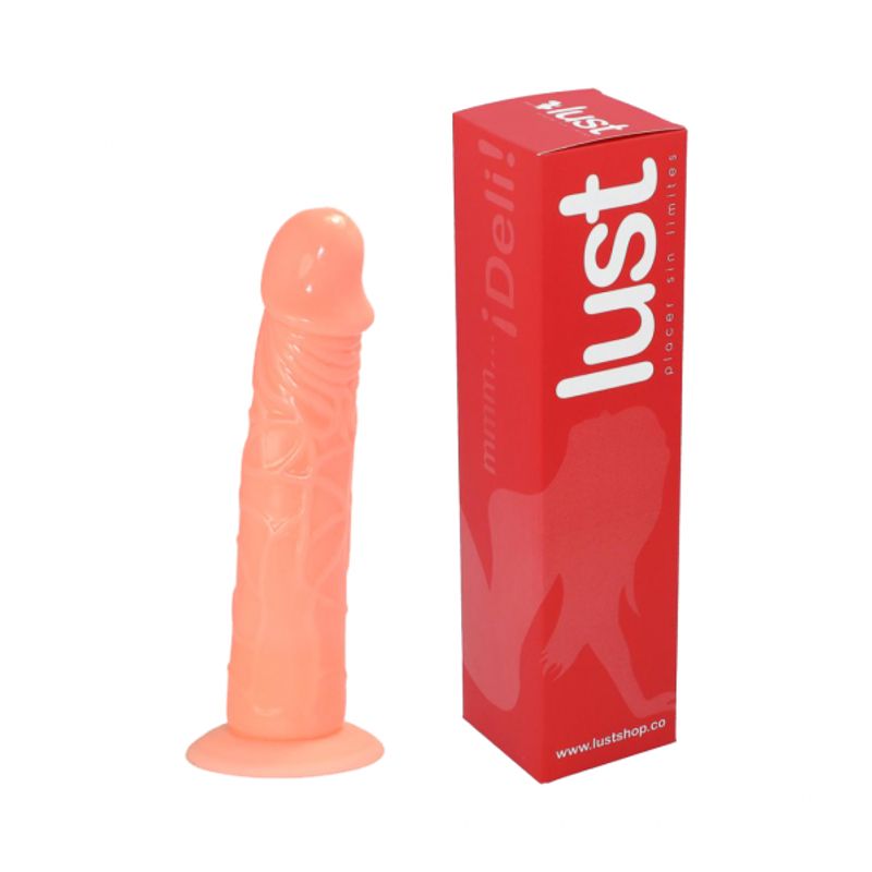 LUST - Consolador Realista Con  Base De Succión Piel