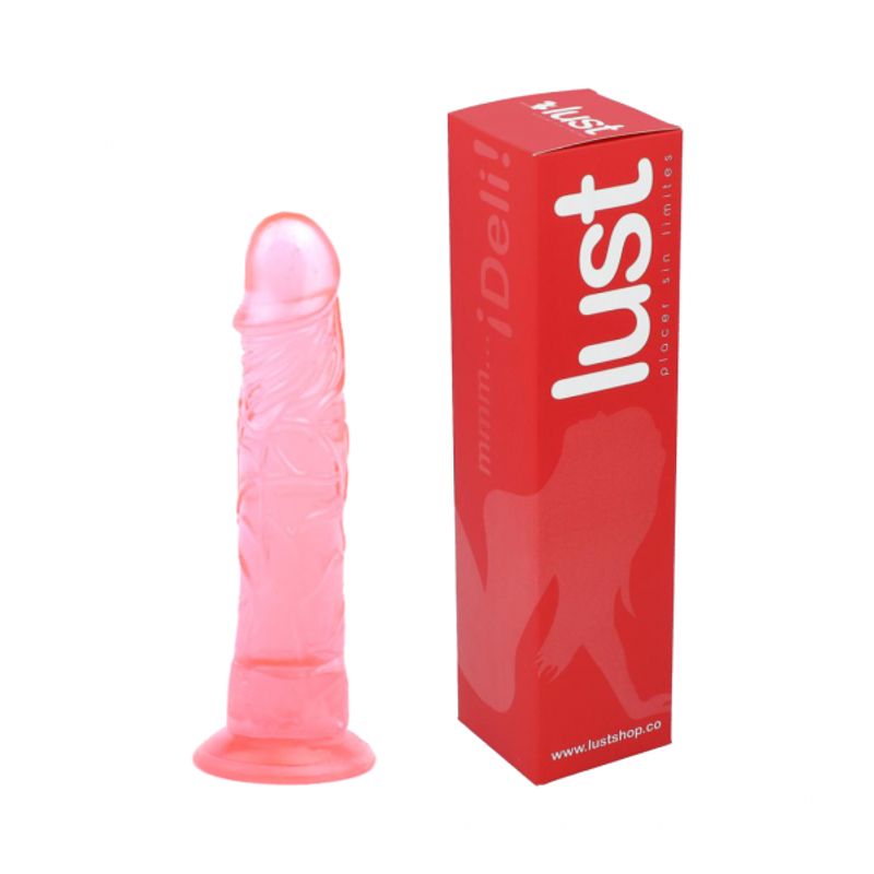 LUST - Consolador Realista Con  Base De Succión Rosado