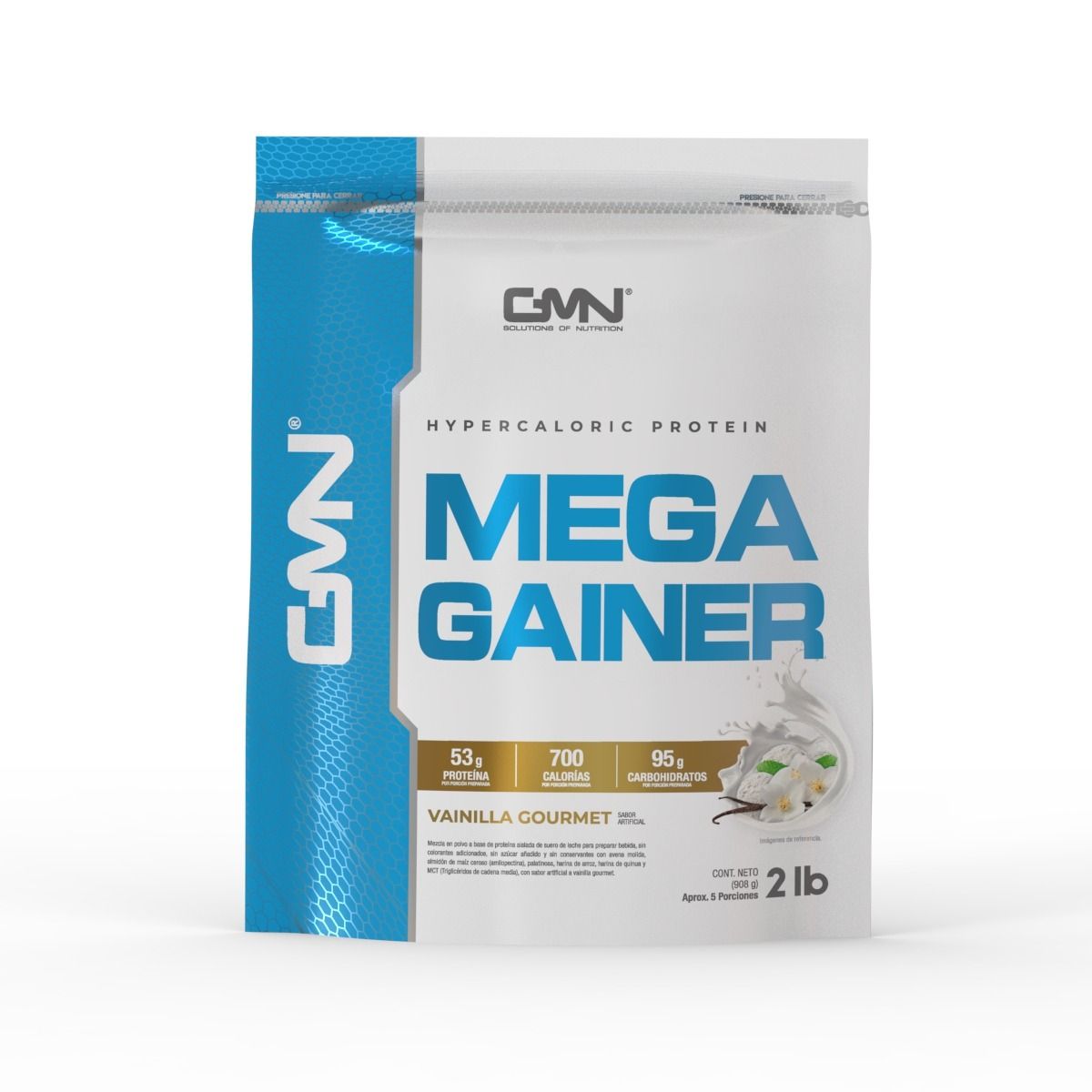 GMN - Mega Gainer 2 libras - Proteína Hipercalórica