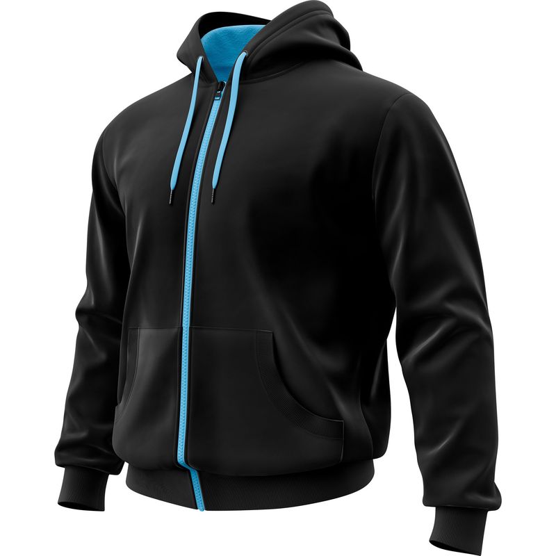 SEVEN ONE - Hoodie Buzo con cremallera Algodon Perchado 280Gr  Seven One - Hombre