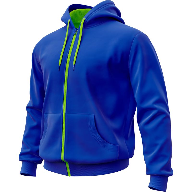 SEVEN ONE - Hoodie Buzo con cremallera Algodon Perchado 280Gr  Seven One - Hombre