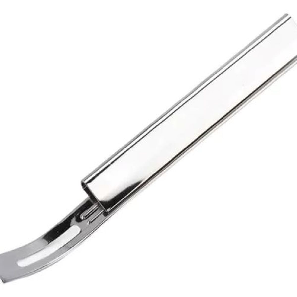 GENERICO - Cuchilla Para Desbaste Manual En Cuero Trabajado A Mano - Plateada