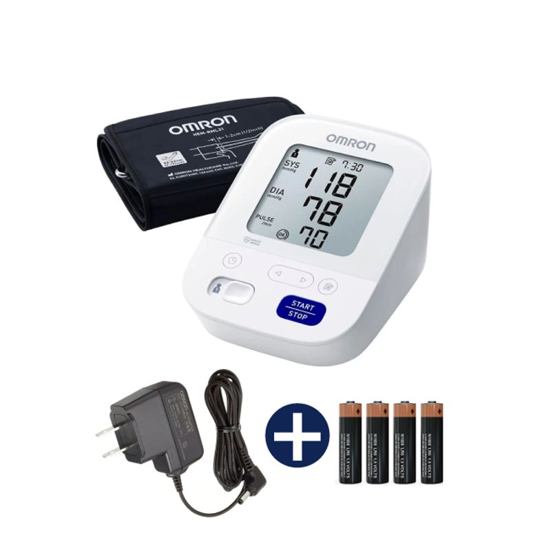 OMRON - Tensiómetro De Brazo Auto Omron Hem-7154e + Adaptador de CA HHP-AM01 L