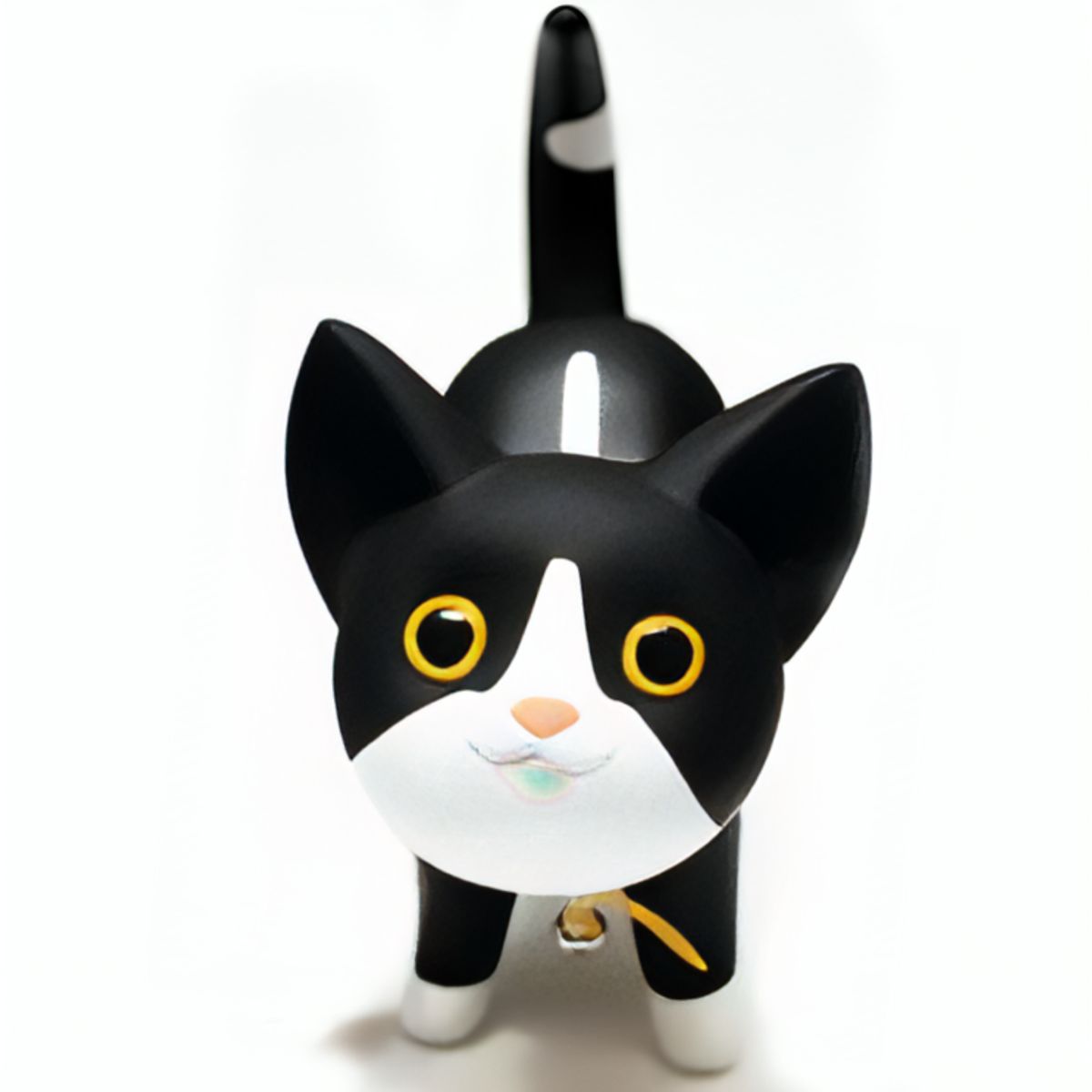 GENERICO - Alcancía Gato Negro Mancha Blanca LQT Design