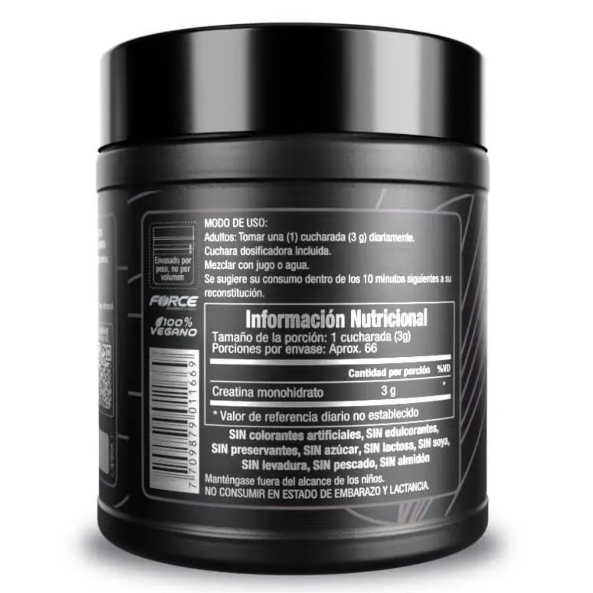 FORCE - Creatina Monohidrato 200gr Force