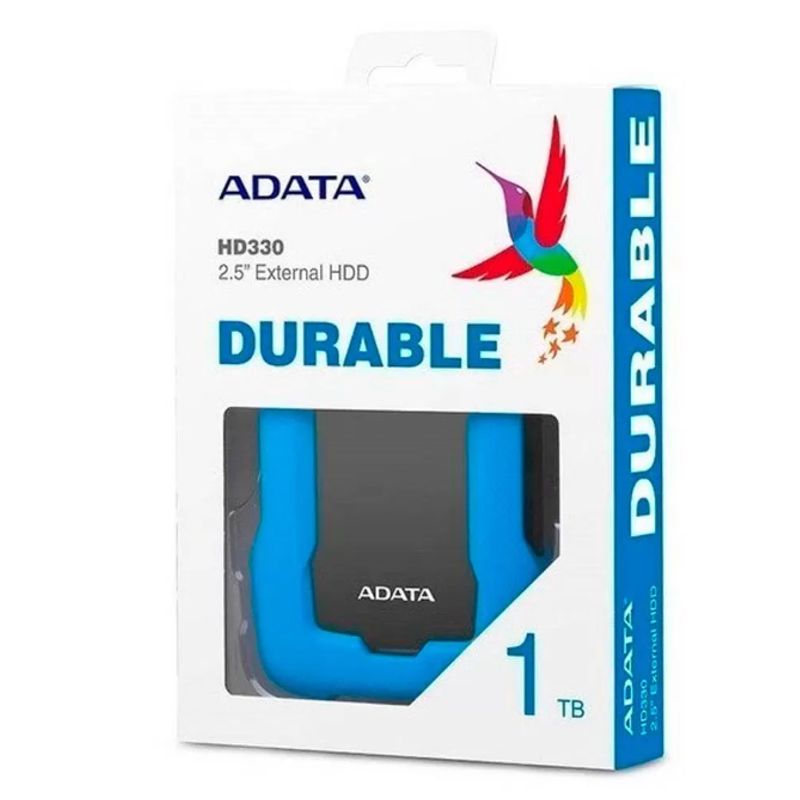 ADATA - DISCO EXTERNO ADATA HD330 1 TERA EXTERNO  AZUL ANTIGOLPES