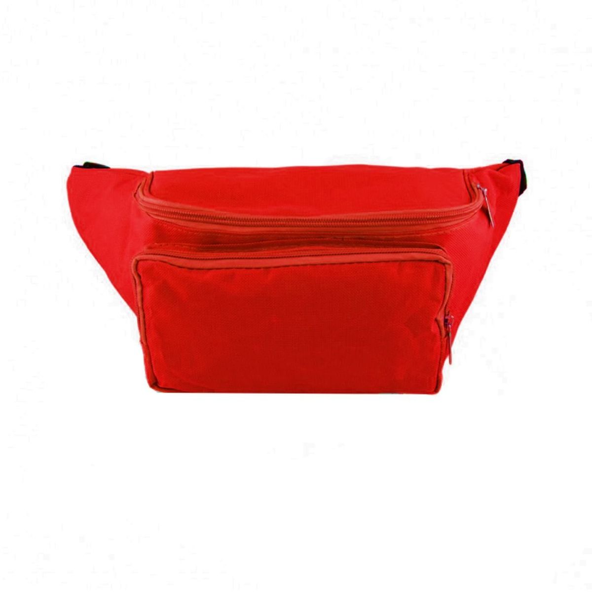 GENERICO - Bolso Canguro Riñonera - 3 bolsillos - Color Rojo.