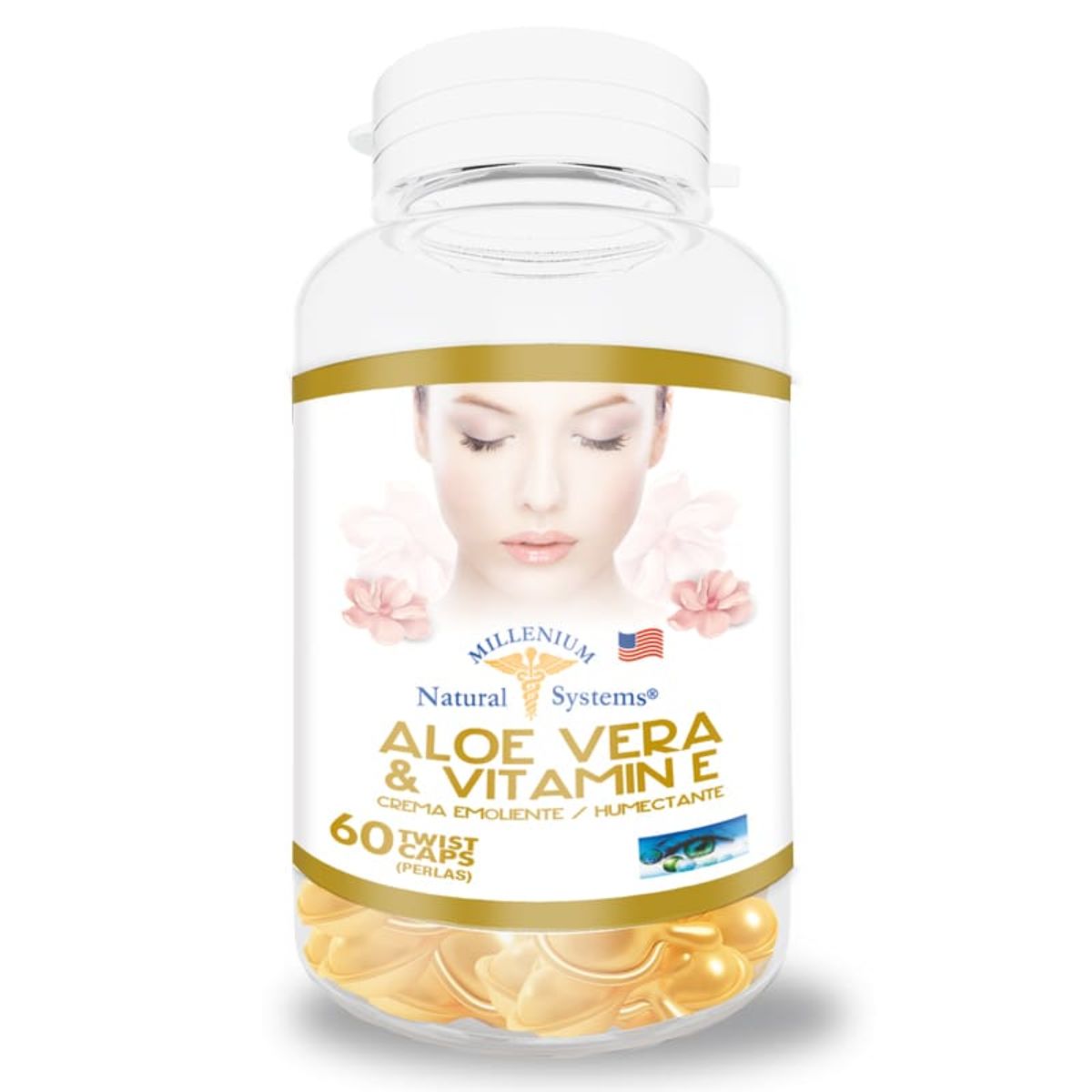 NATURAL SYSTEM - Aloe Vera & Vitamin E x 60 Twist Caps Natural Systems