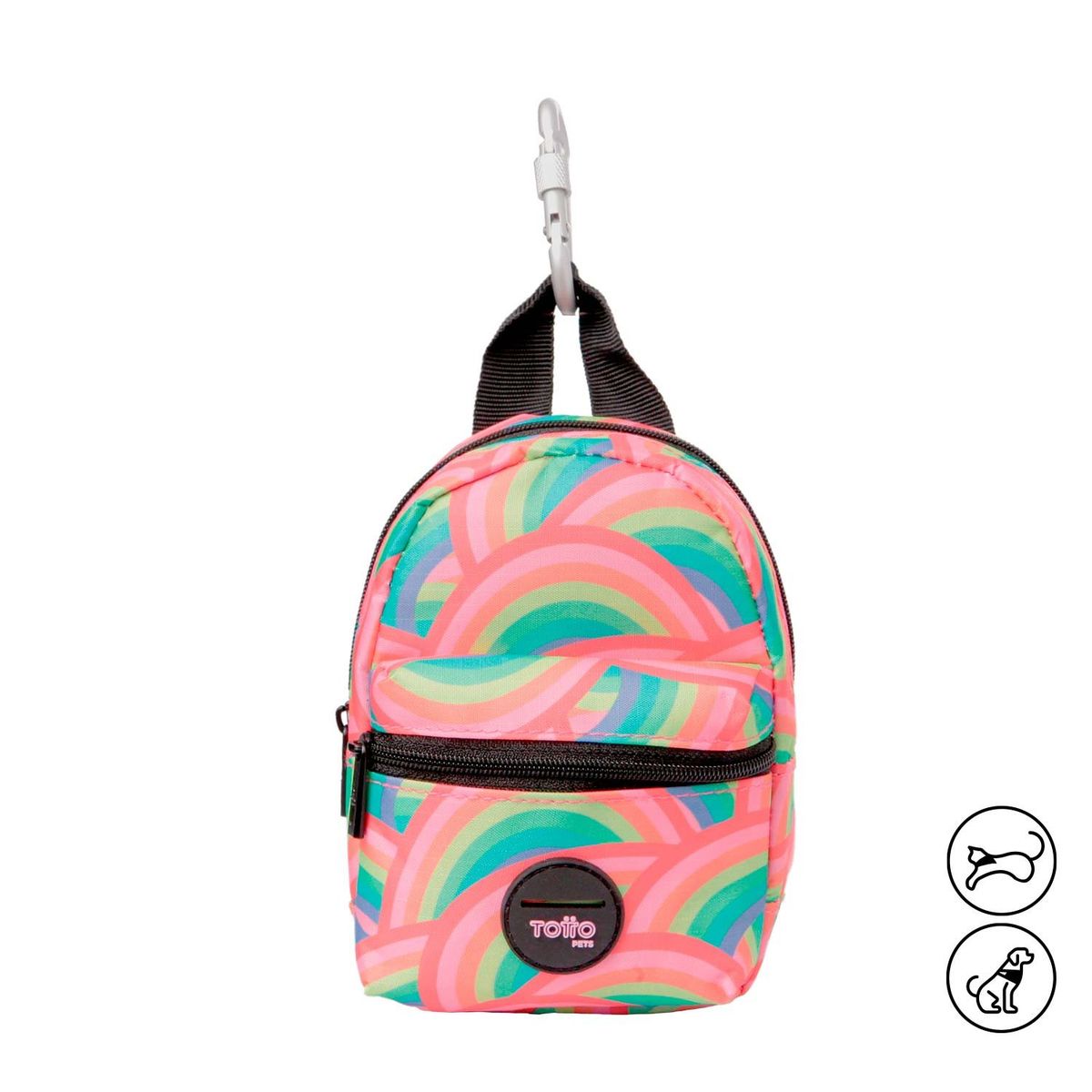 TOTTO - Mini Morral para perro Gary Rosado