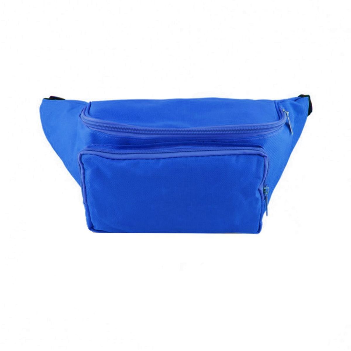 GENERICO - Bolso Canguro Riñonera - 3 bolsillos - Color Azul.