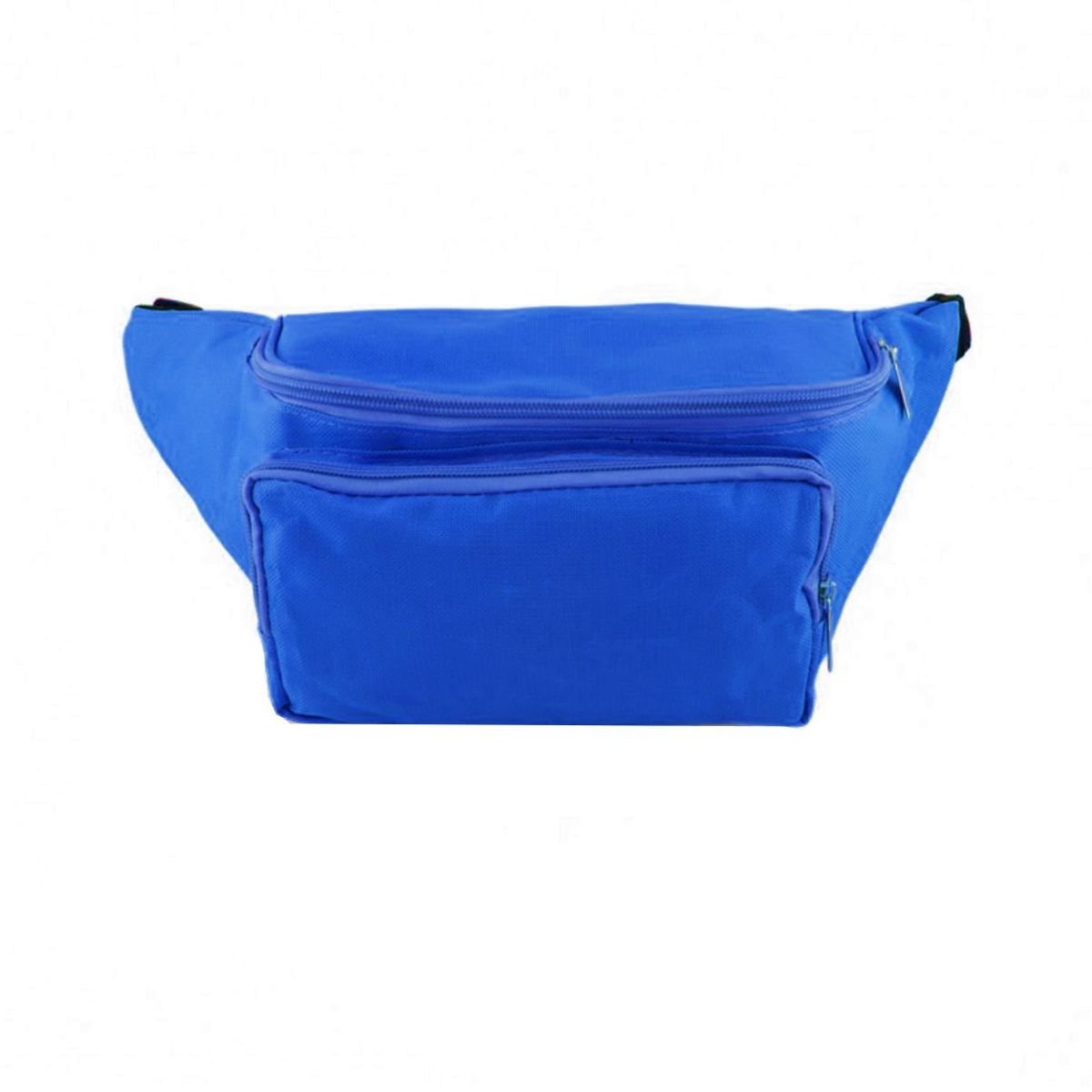 GENERICO - Bolso Canguro Riñonera - 3 bolsillos - Color Azul.