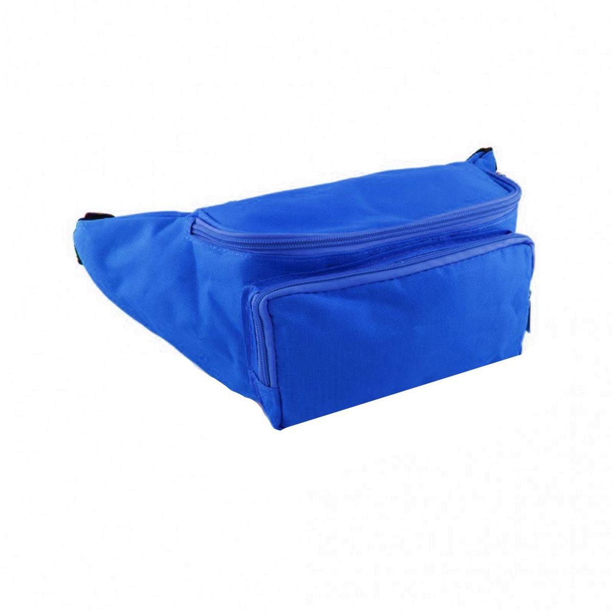 GENERICO - Bolso Canguro Riñonera - 3 bolsillos - Color Azul.