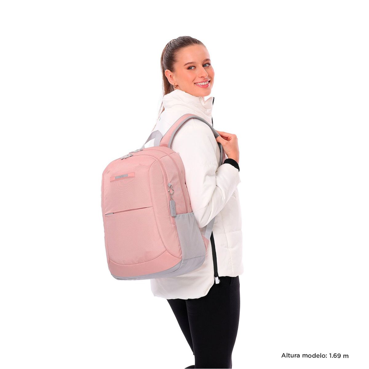 TOTTO - Morral Ejecutivo Porta PC 14" Austtin Rosado Mujer