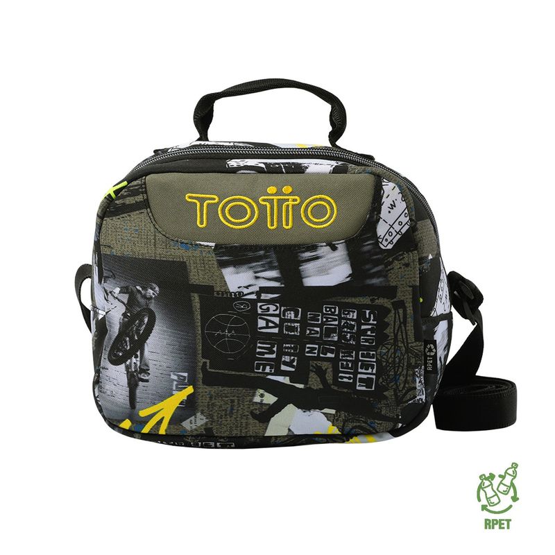 TOTTO - Lonchera Borrador Negra