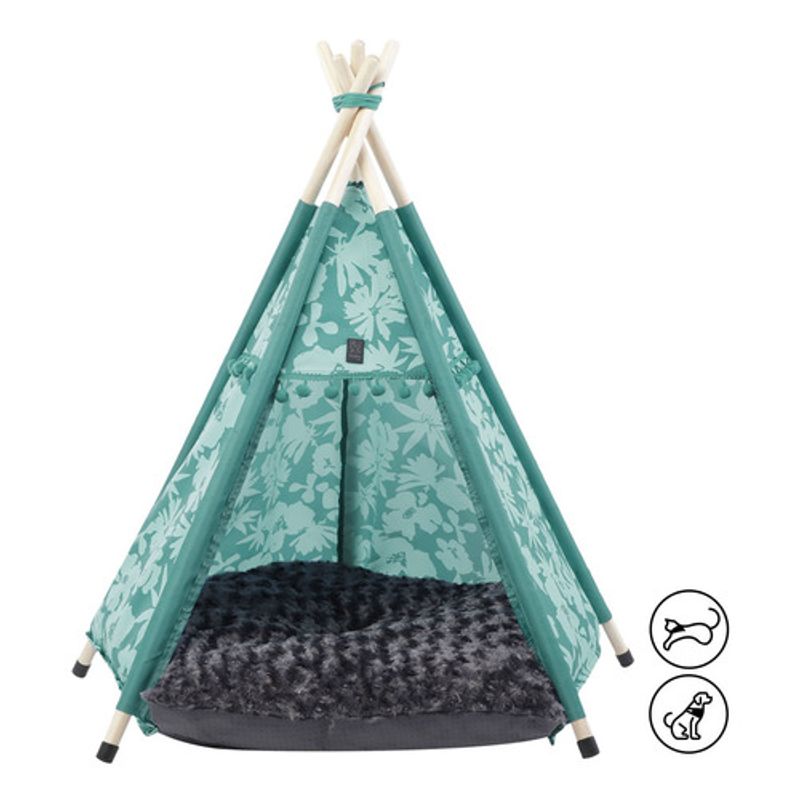 TOTTO - Teepee para mascota Charlie Verde