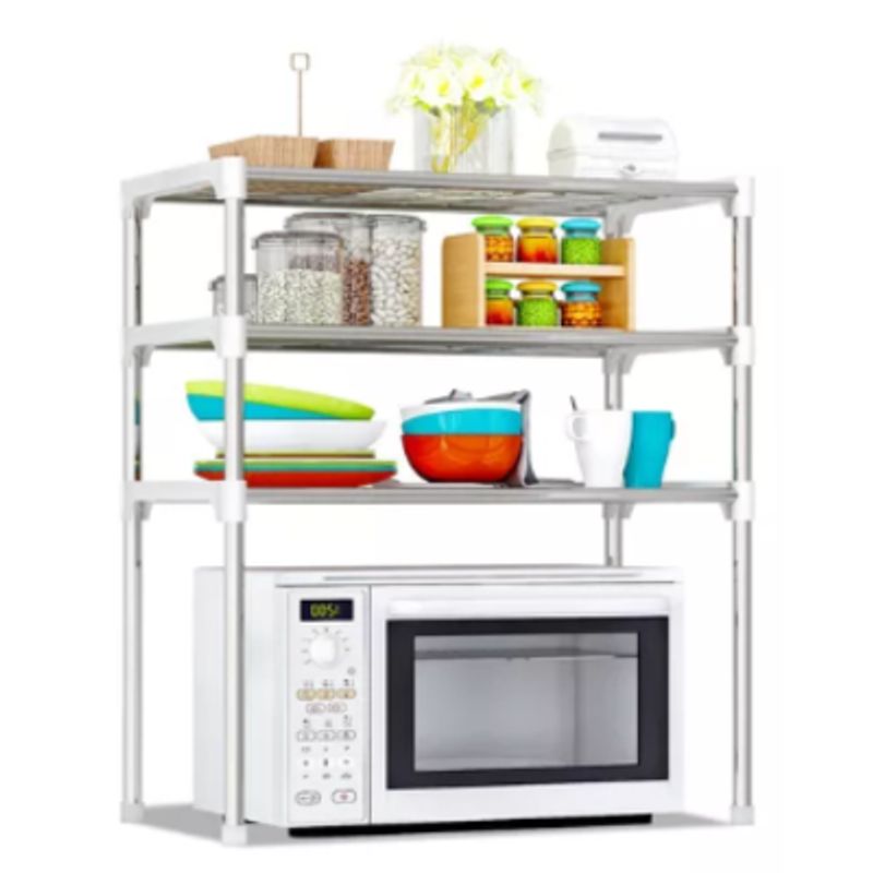 GENERICO - Organizador Cocina Repisas 3 Niveles Horno Microondas