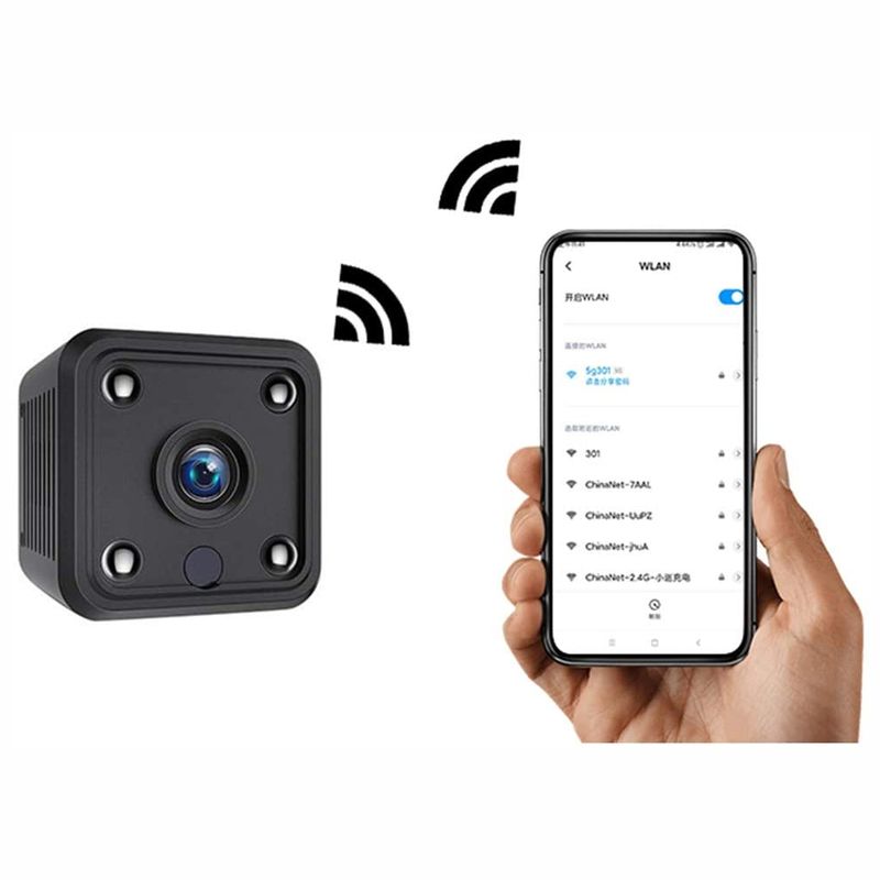 GENERICO - Mini Cámara Espía Hd Wifi Ip Monitoreo 247 Nocturna