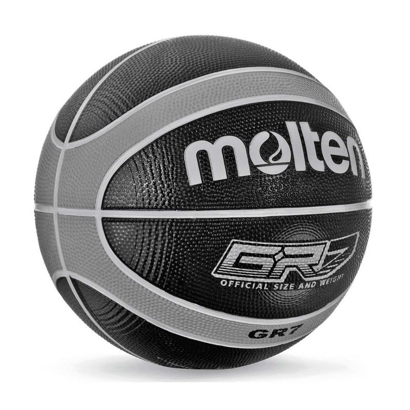 MOLTEN - Balón Para Baloncesto Molten BGRX7 Negro-Gris Basquet