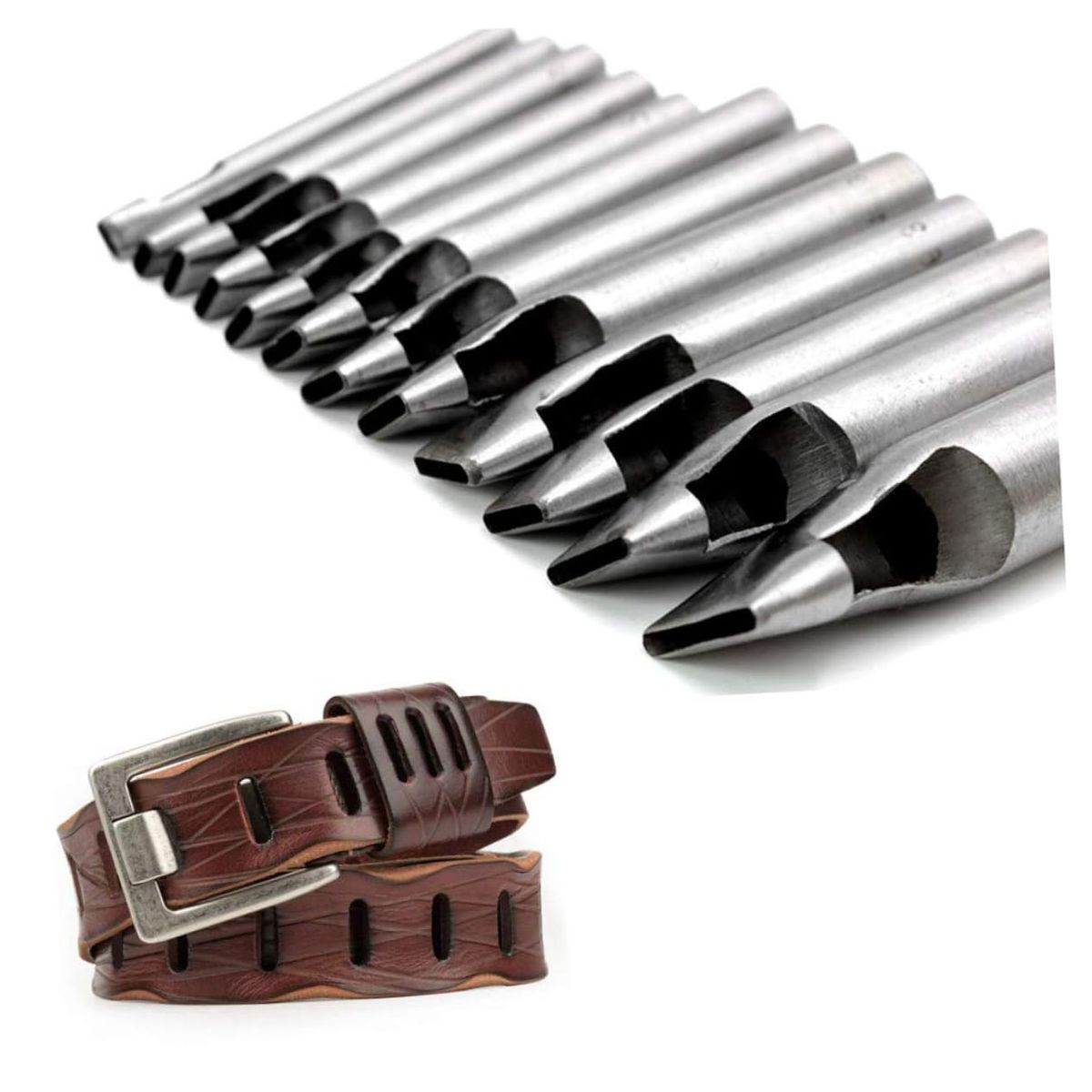 GENERICO - Kit De 15 Sacabocados Para Cuero Marroquinería Vito Leather