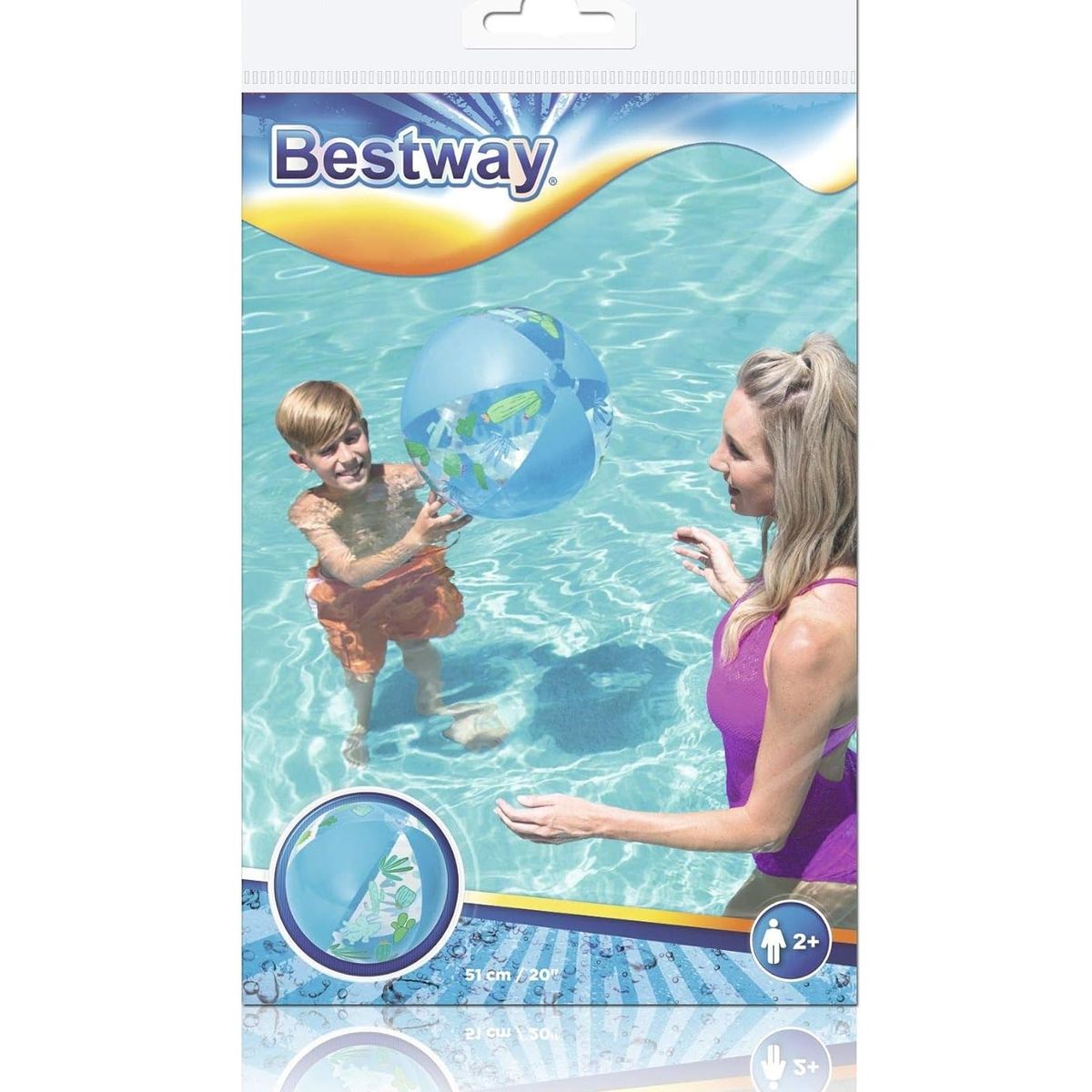 BESTWAY - Pelota Inflable Piscina Juego Multicolor Bestway 31036