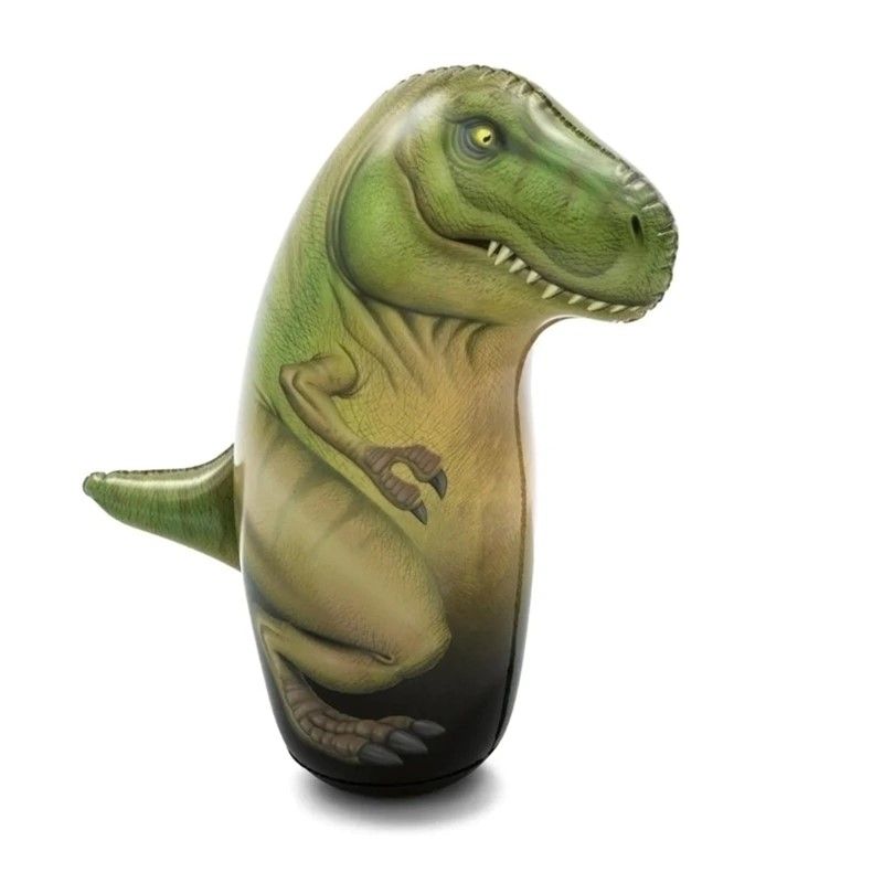 BESTWAY - Puching Ball Inflable Niños Porfiado Dinosaurio Verde 52287