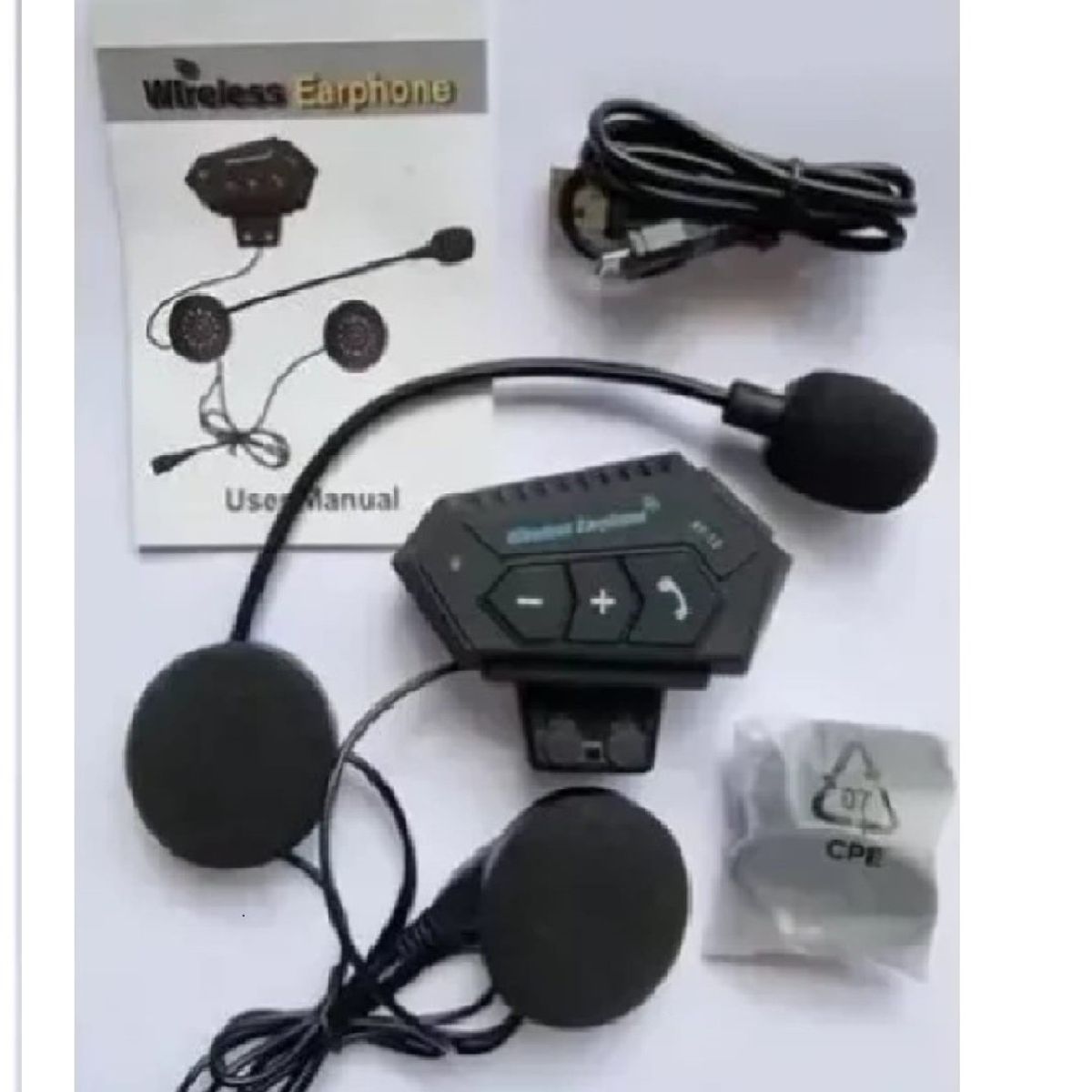 GENERICO - Intercomunicador Casco Moto Auriculares Bluetooh Bt12 Musica Sikeo