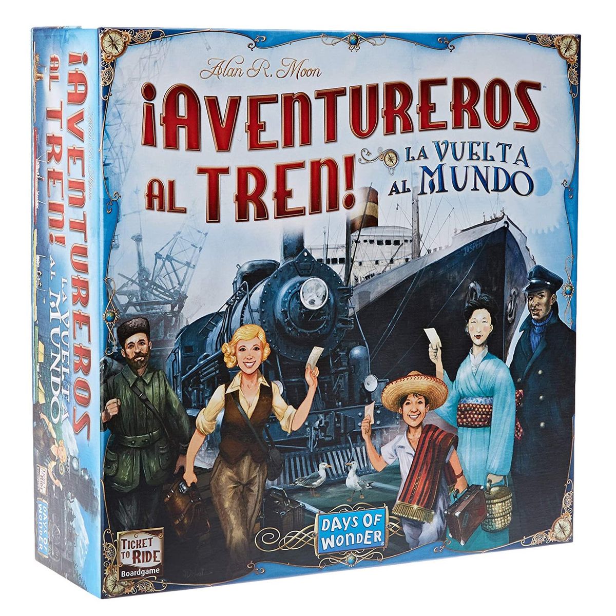 ASMODEE - Aventureros Al Tren La Vuelta Al Mundo Juego de Mesa Español