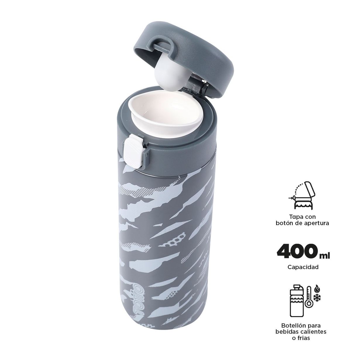TOTTO - Termo Mayi350 ml Gris
