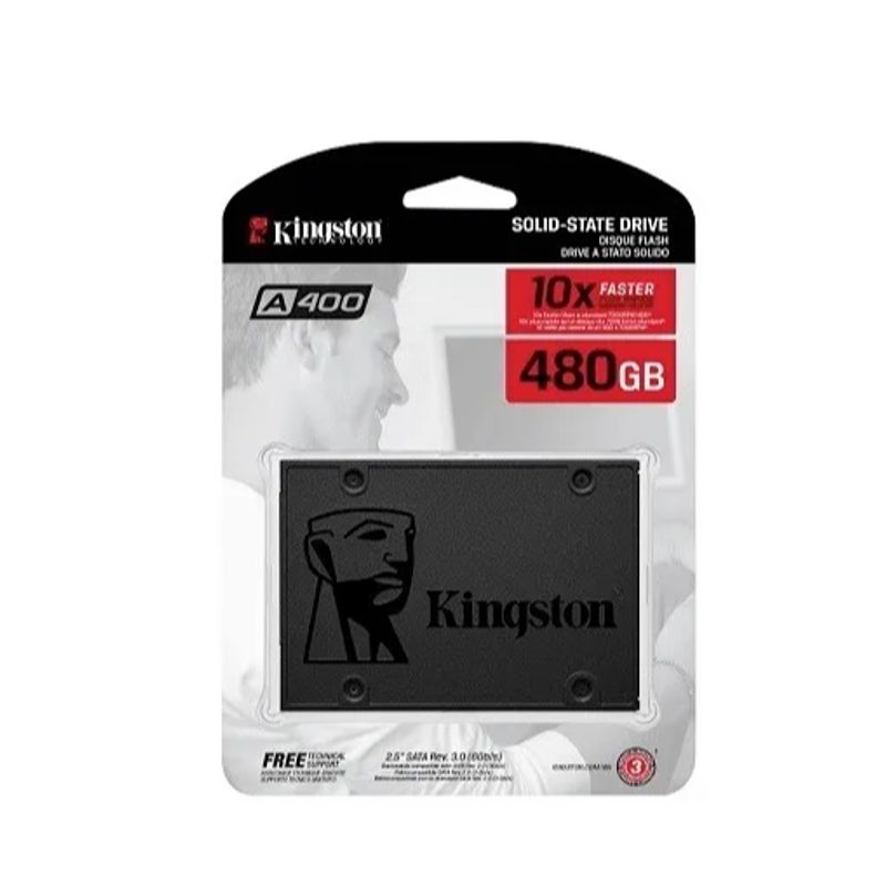 KINGSTON - DISCO DE ESTADO SOLIDO KINGSTON 480GB SATA 25 SA400