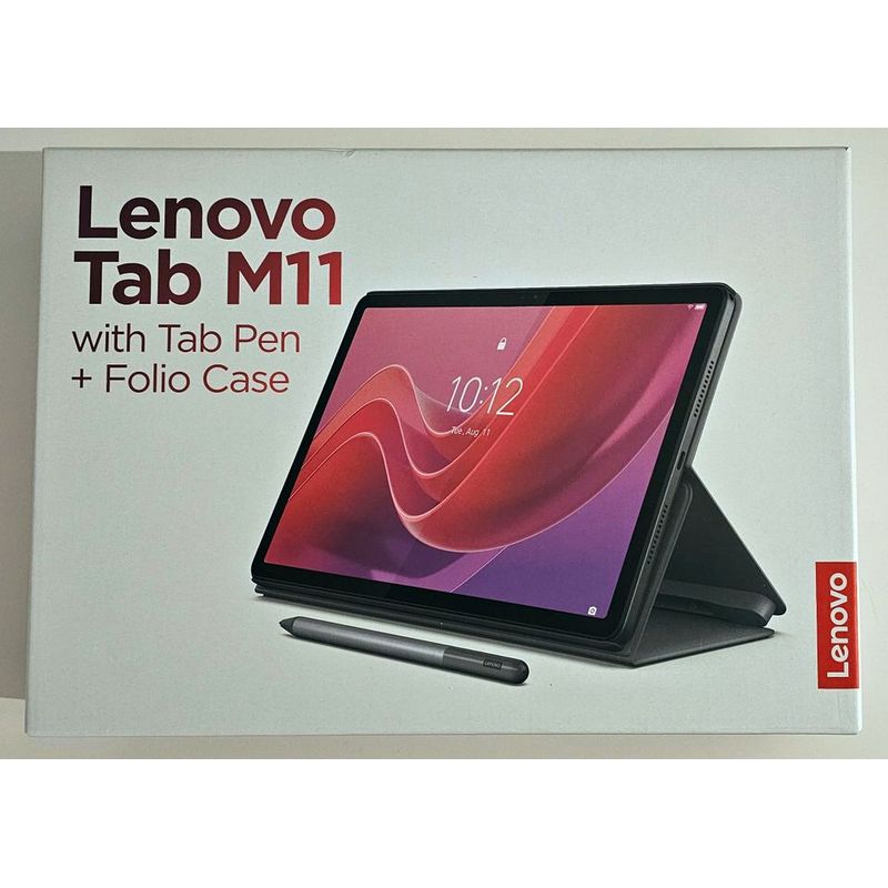 LENOVO - LENOVO TAB M11 CON LAPIZ Y CASE COLOR LUNA GREY  8GB RAM 128 DE ALMACENAMIENTO