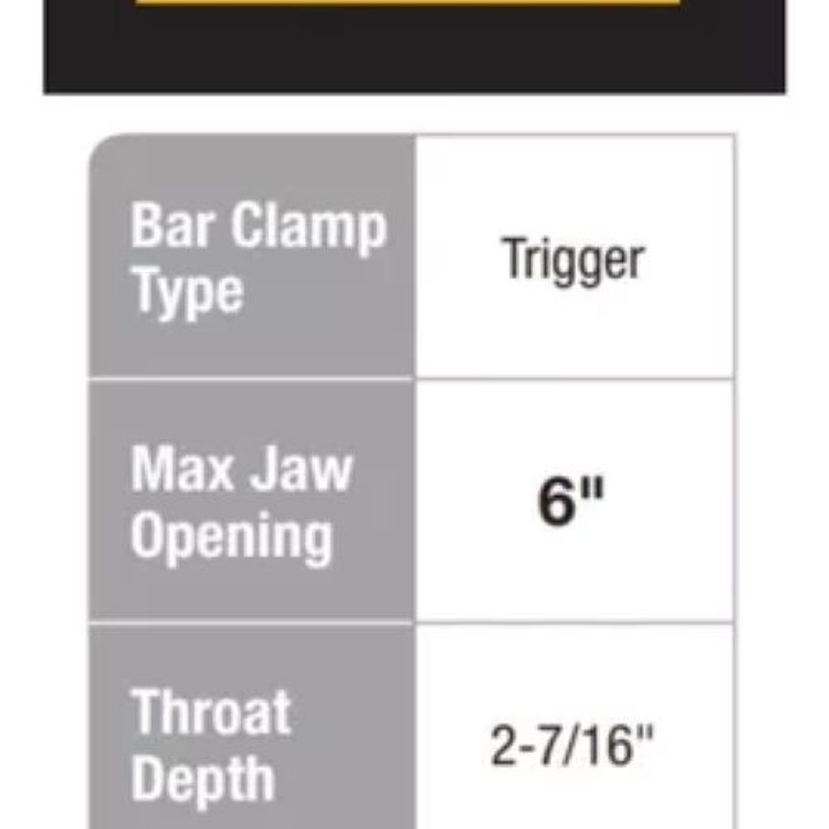 DEWALT - Prensa En C Dewalt De 6 Herramienta Manual Marroquinería