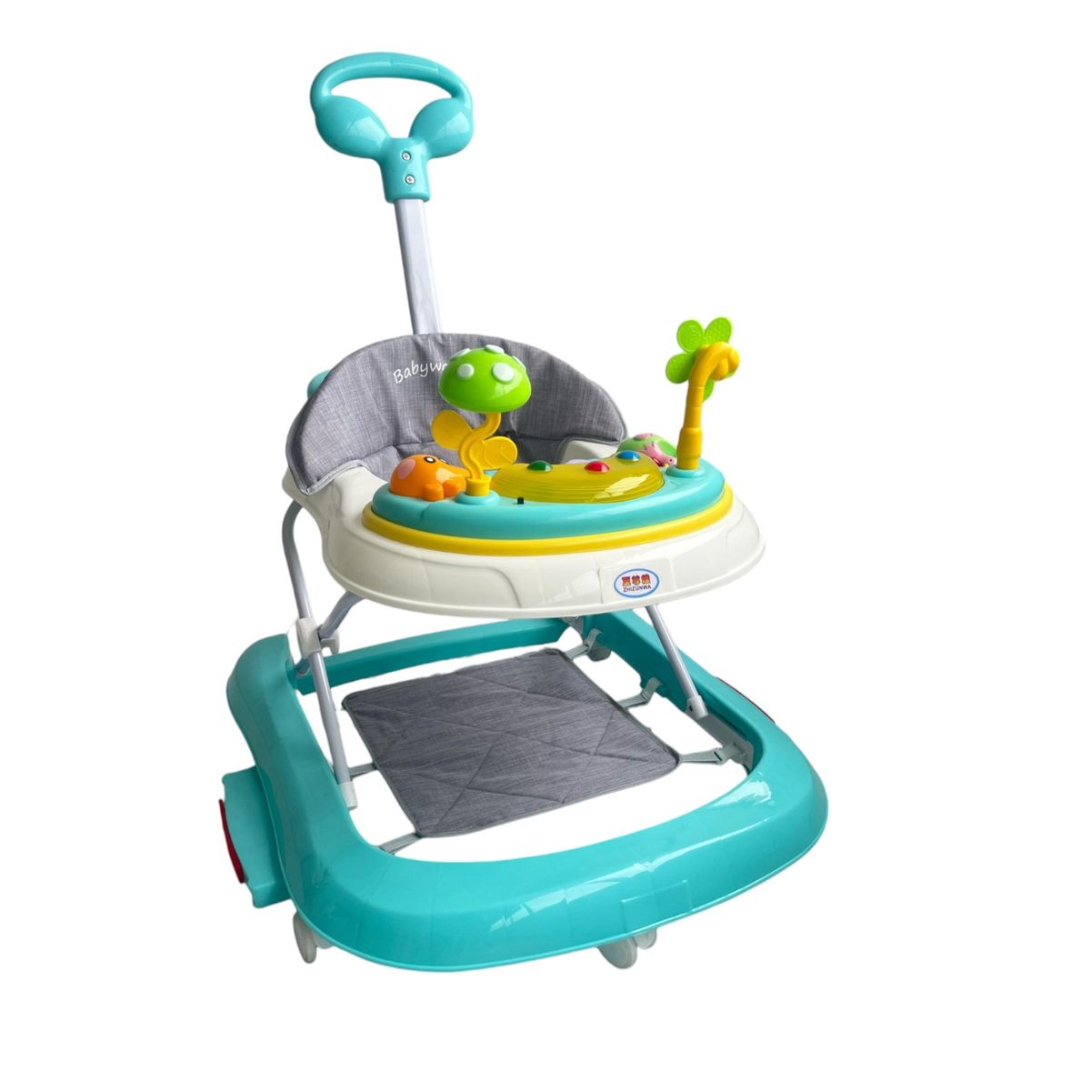 KIDSHOP - Caminador Andadera 4 En 1 Mecedora Musical Luces Lima 944b