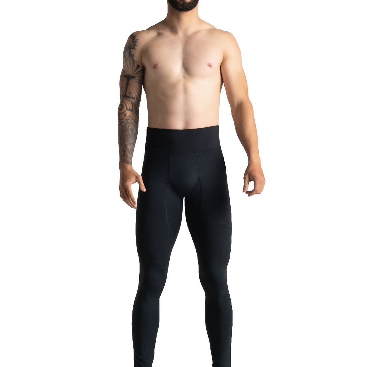 FAJATE - Legging masculino con control de abdomen