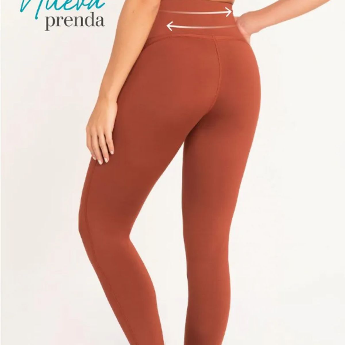 FAJATE - Leggings deportivo con pretina en V y control en abdomen