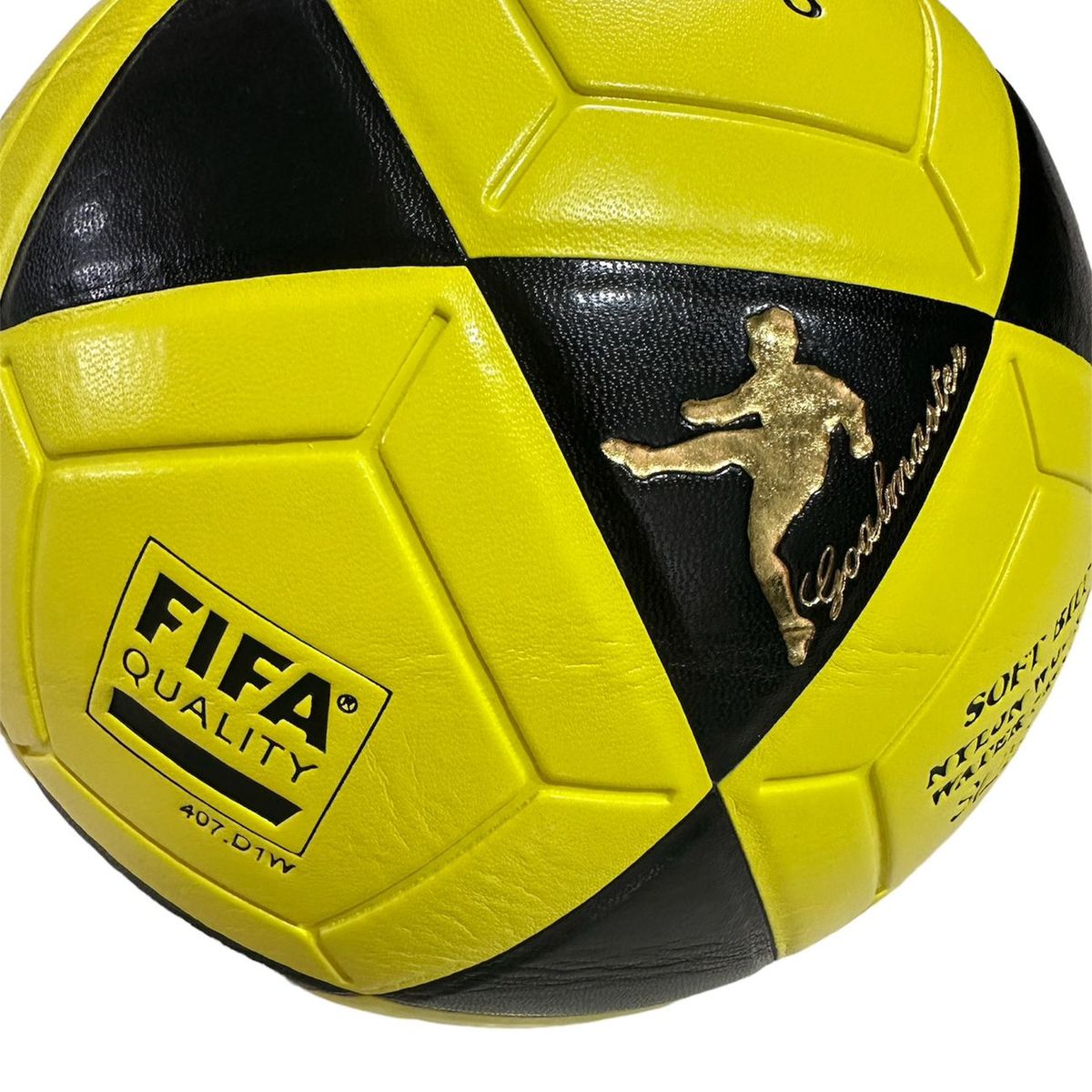 MIKASA - Balón De Fútbol Mikasa Ft5 Cuero Original Clásico + Aguja