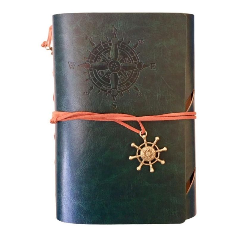 GENERICO - Agenda Vintage En Cuero Vito leather - Verde