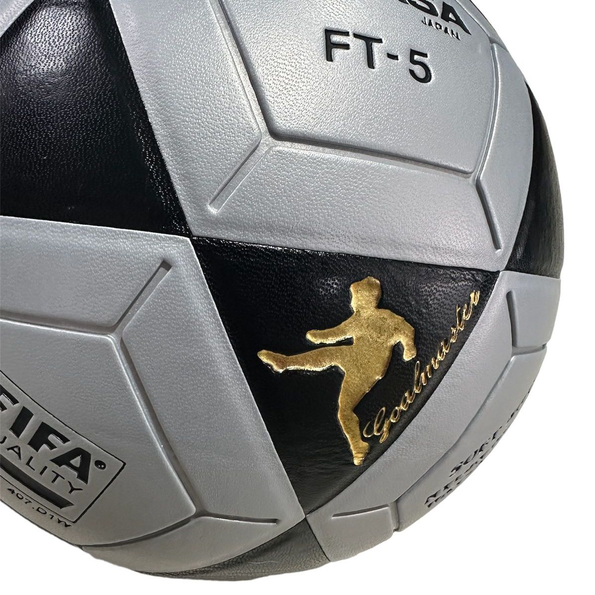 MIKASA - Balón De Fútbol Mikasa Ft5 Cuero Original Clásico + Aguja