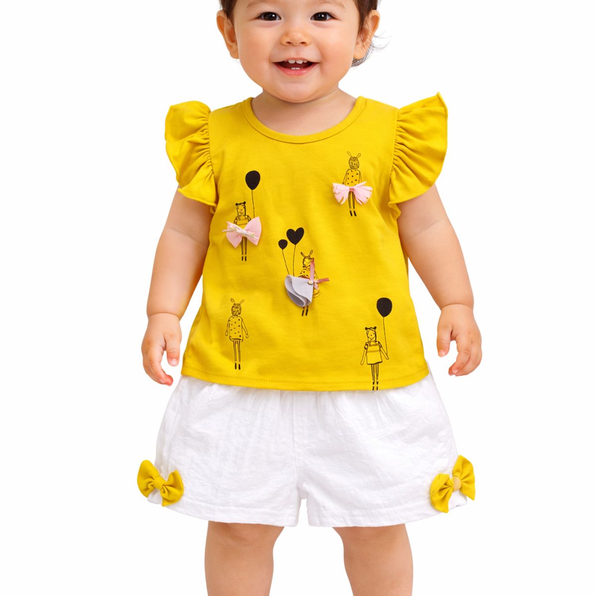 LUSOLSI - Niñas ropa conjuntos vestidos para bebes dos prendas