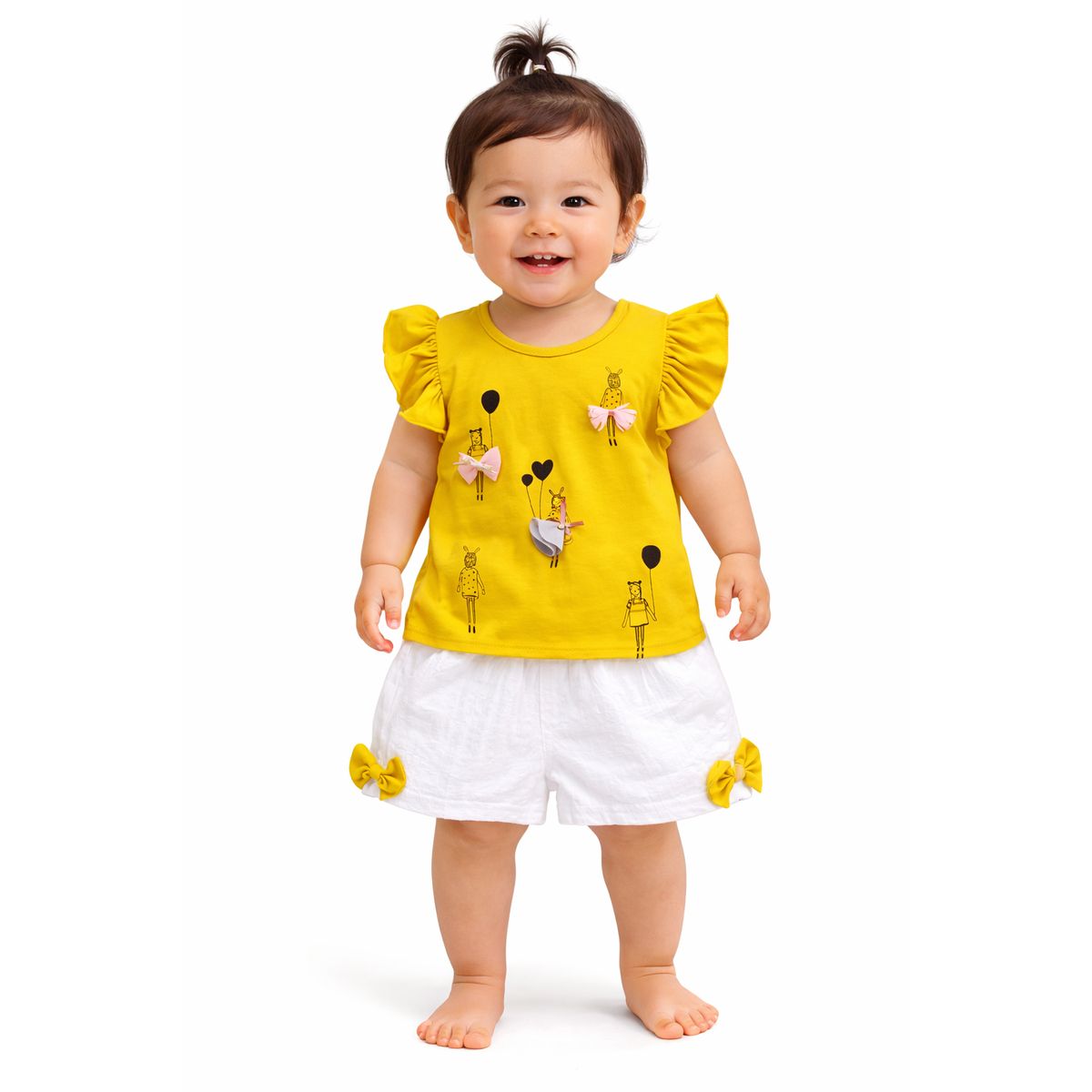 LUSOLSI - Niñas ropa conjuntos vestidos para bebes dos prendas