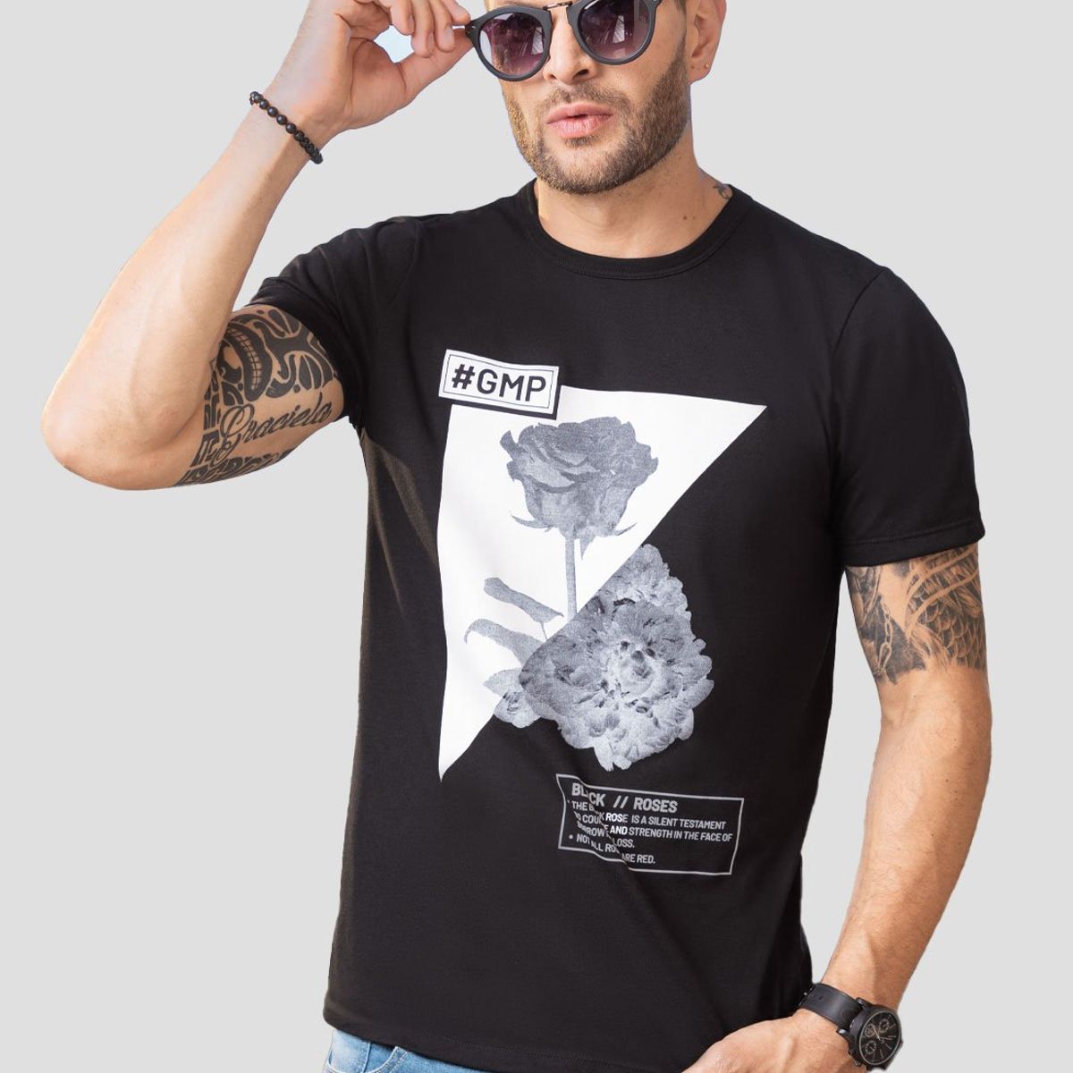 MARKETING PERSONAL - Camiseta Hombre Negro Mp 102569