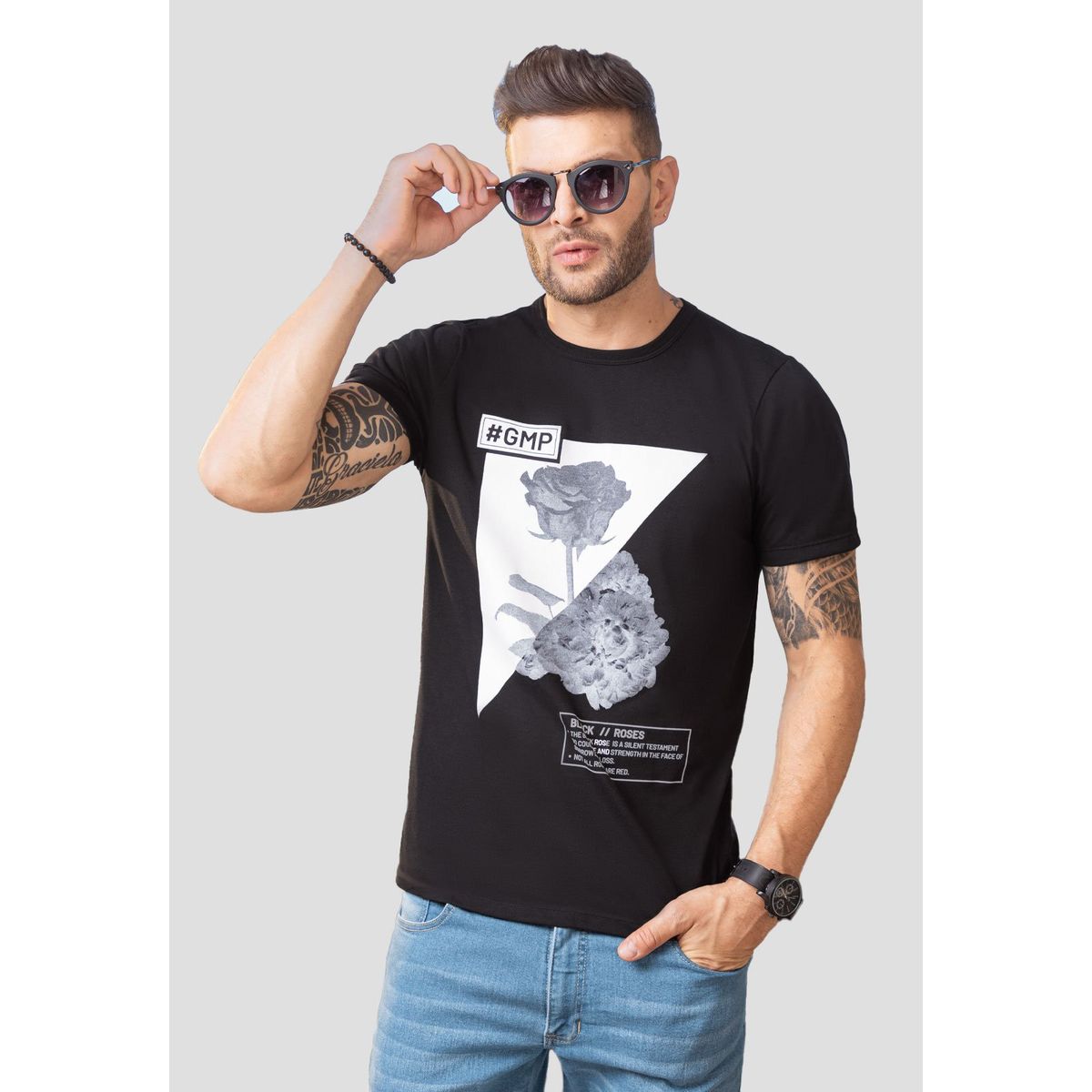 MARKETING PERSONAL - Camiseta Hombre Negro Mp 102569