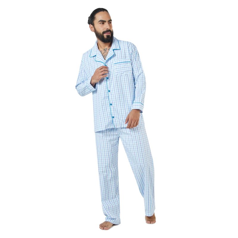 SANTANA - Pijama Hombre Carlos Azul