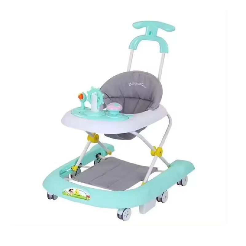 KIDSHOP - Caminador Andadera Bebes Musical Luces Tapete Verde 944c