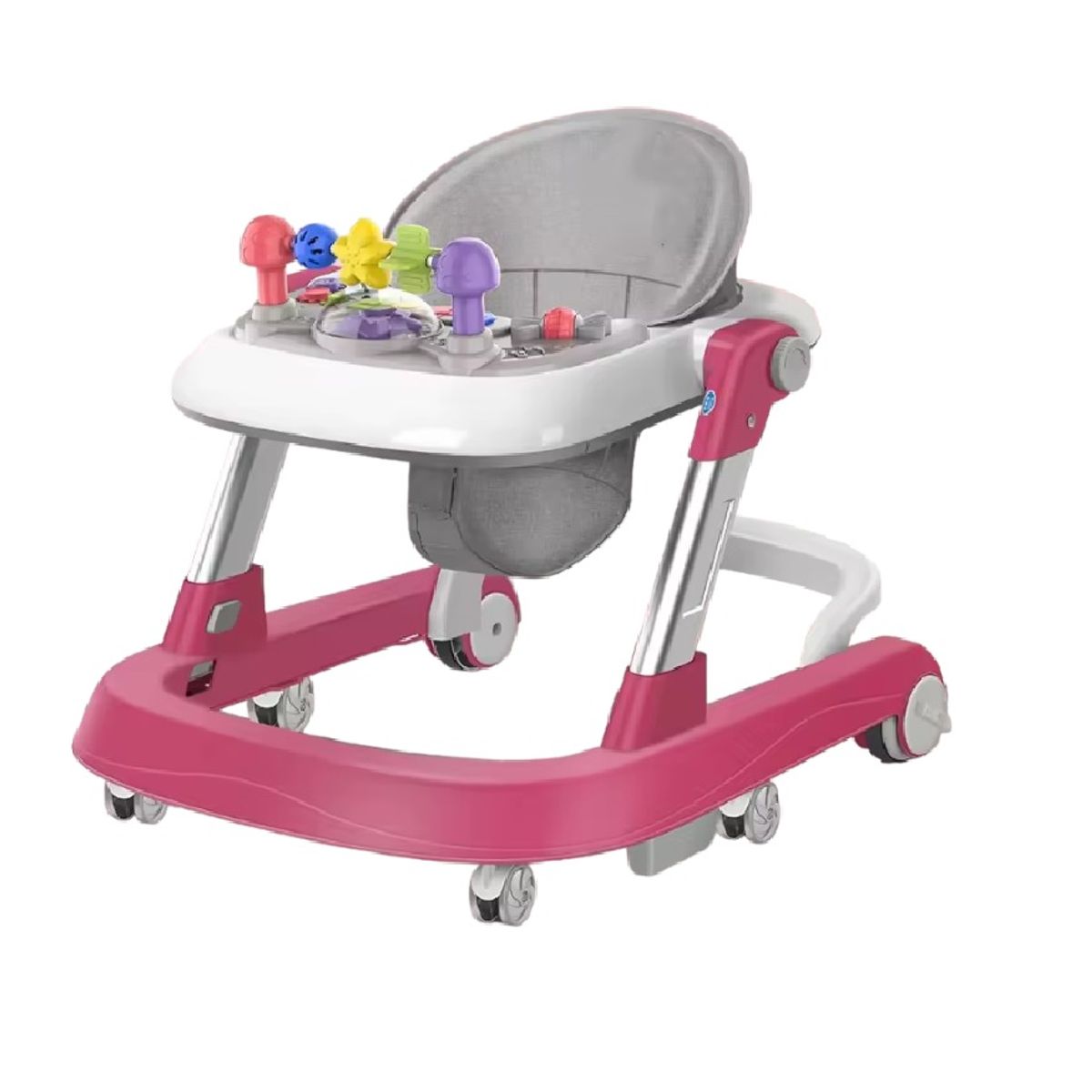 KIDSHOP - Caminador Mesa Interactiva  Andadera Primeros K229-2 Rosa